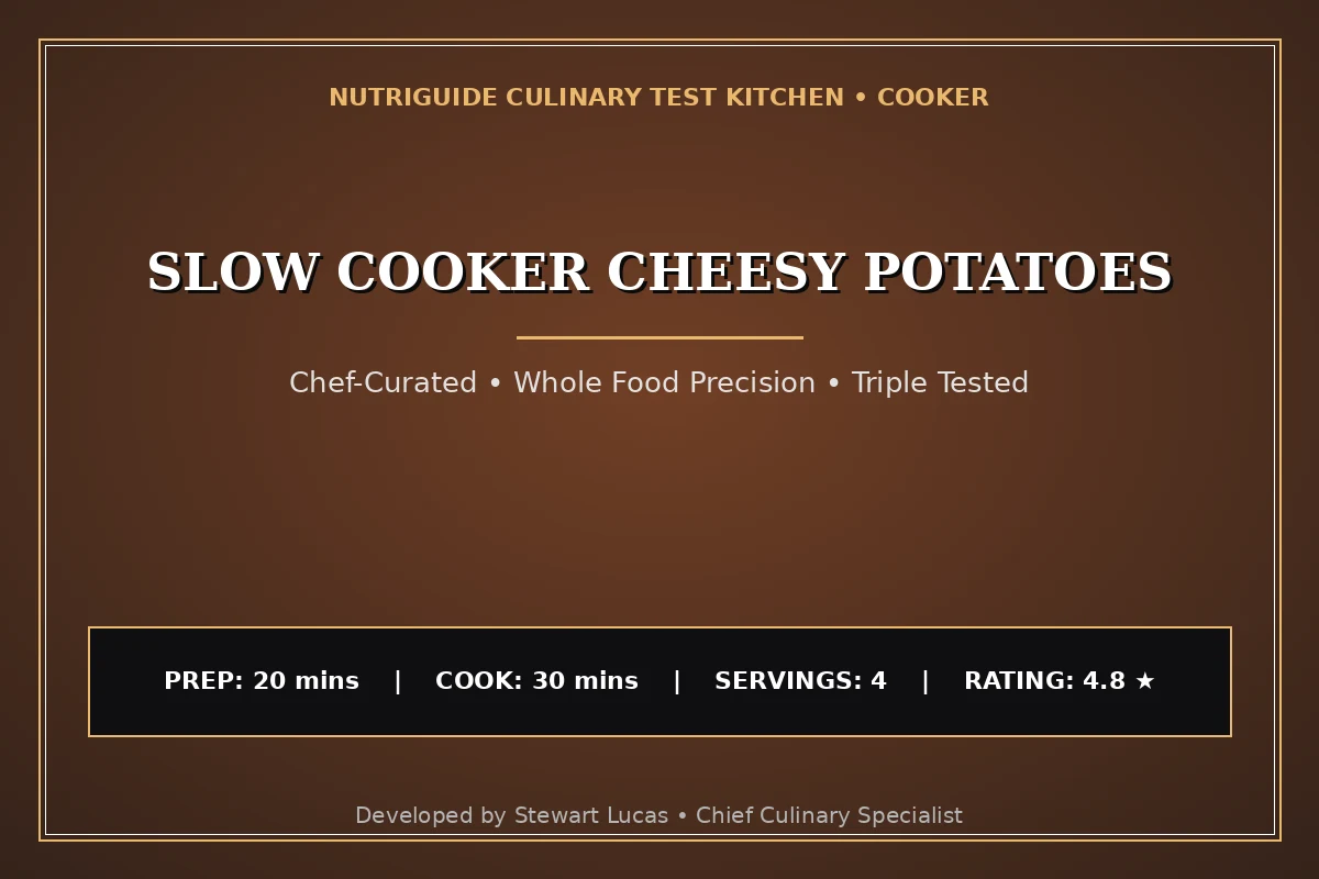 Slow Cooker Cheesy Potatoes