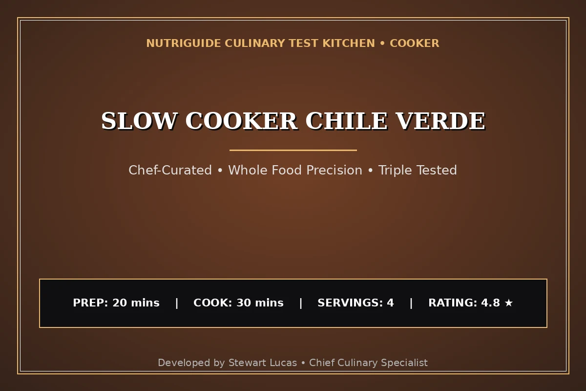 Slow Cooker Chile Verde