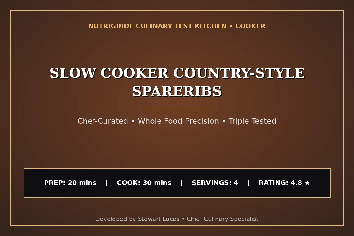 Slow Cooker Country-Style Spareribs