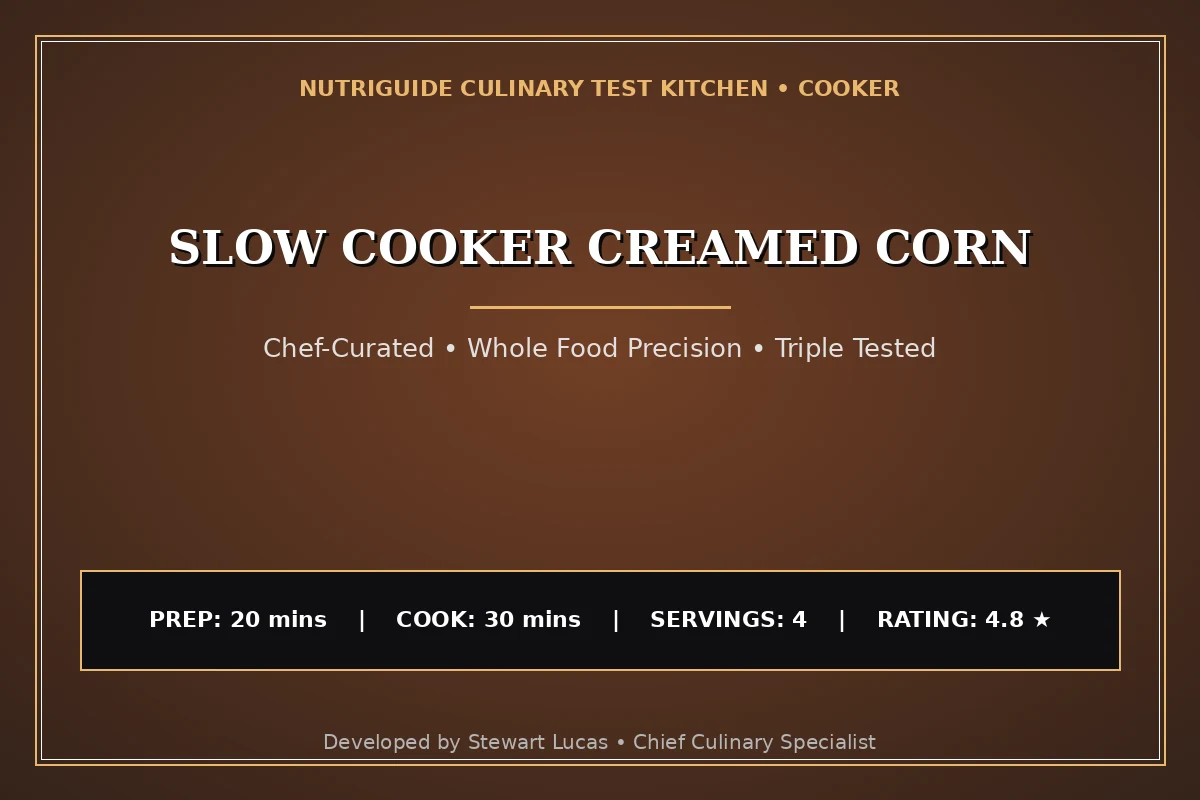 Slow Cooker Creamed Corn