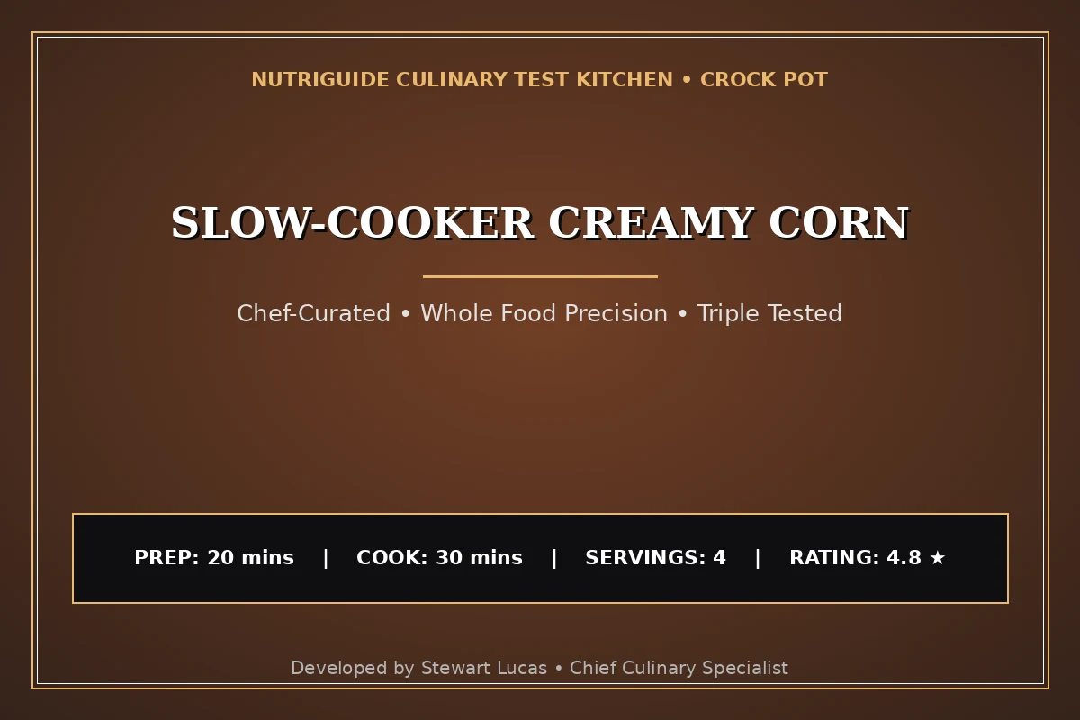Slow-Cooker Creamy Corn