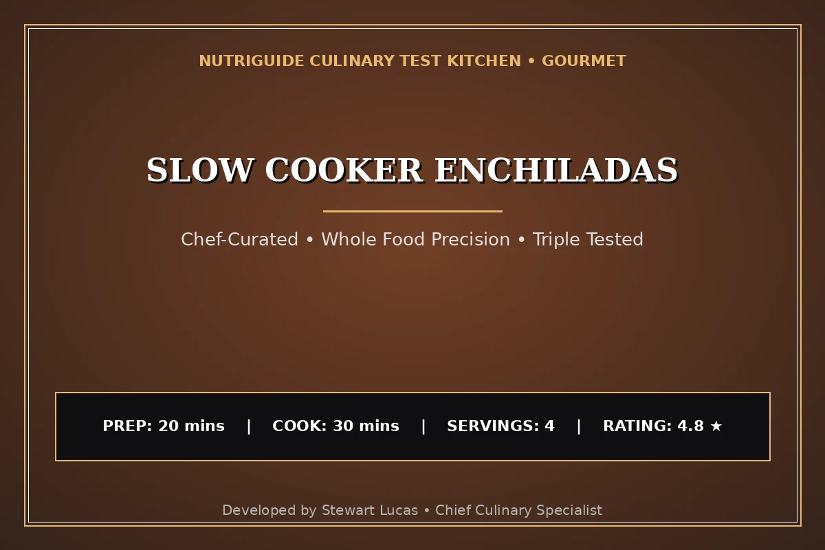 Slow Cooker Enchiladas