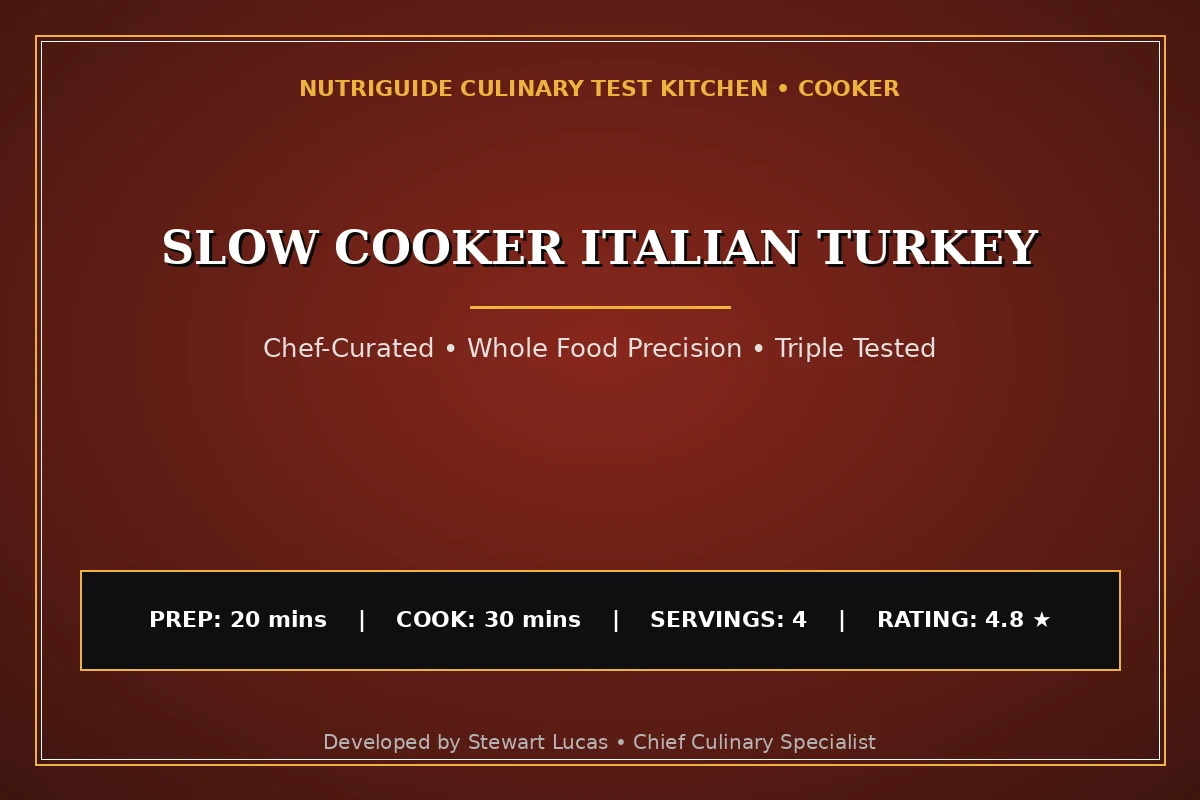 Slow Cooker Italian Turkey