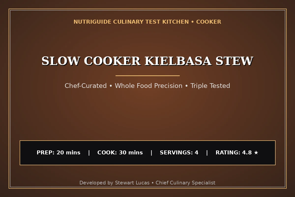 Slow Cooker Kielbasa Stew