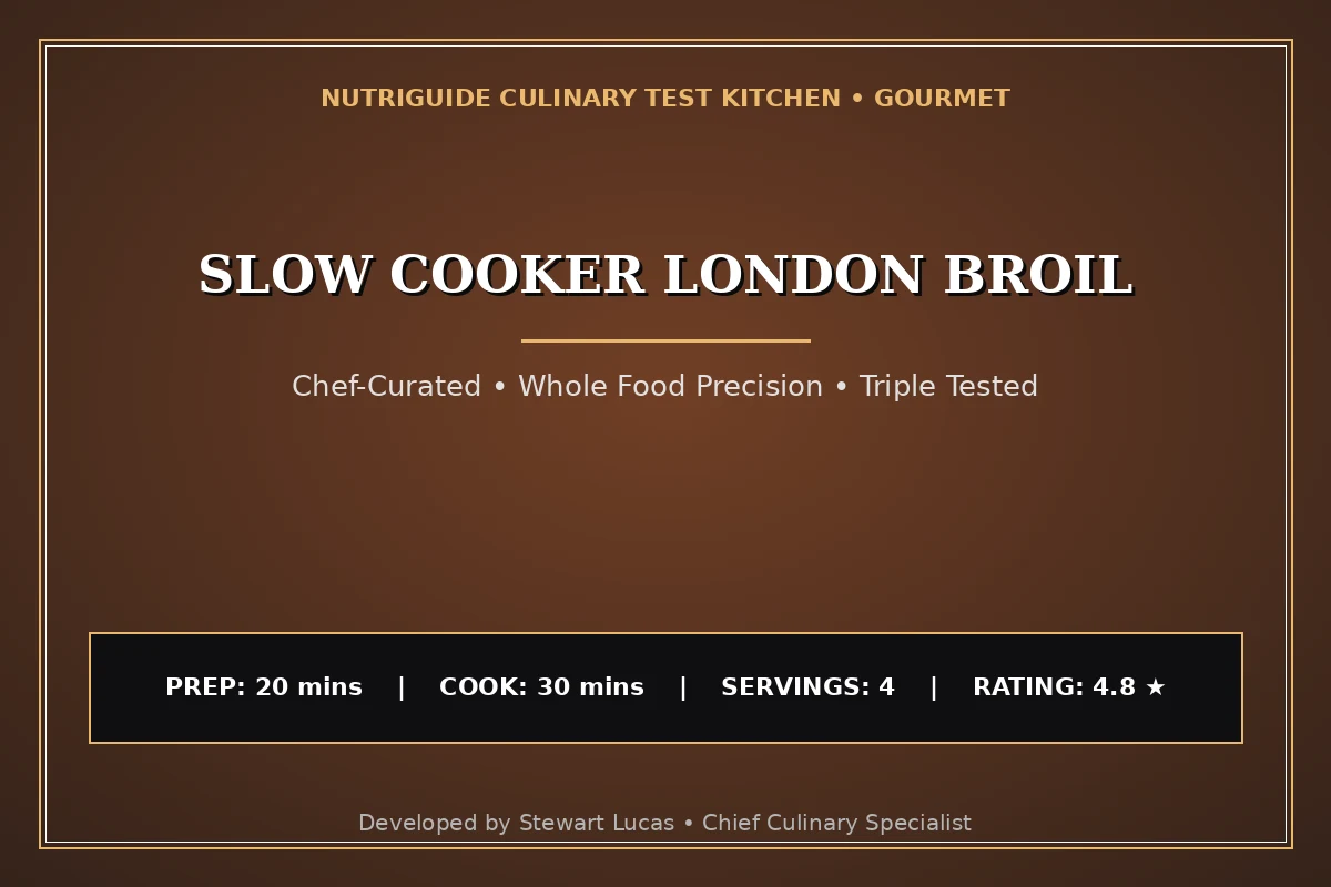 Slow Cooker London Broil