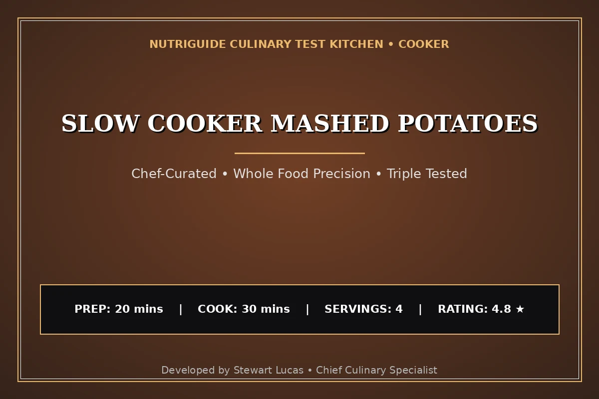 Slow Cooker Mashed Potatoes