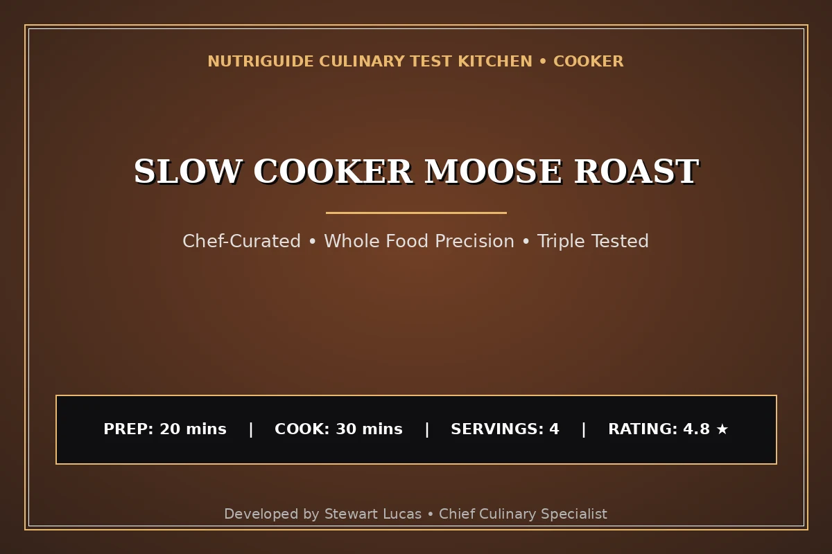 Slow Cooker Moose Roast