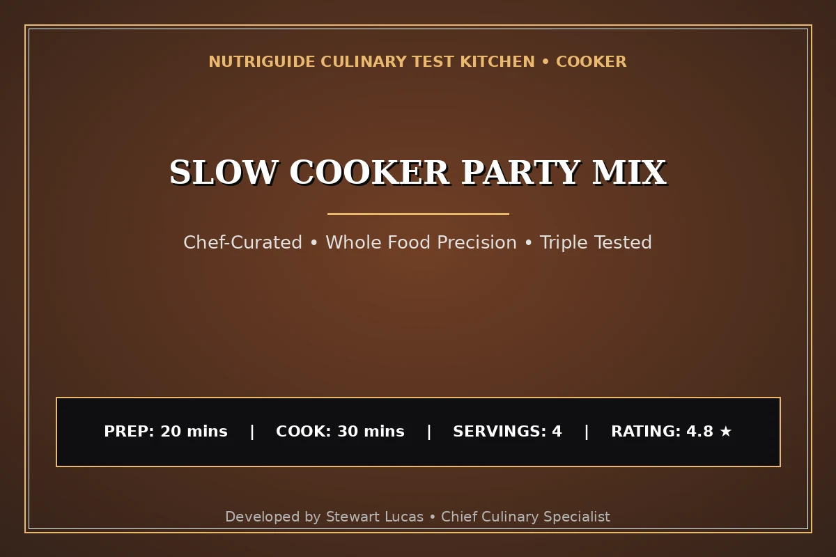 Slow Cooker Party Mix