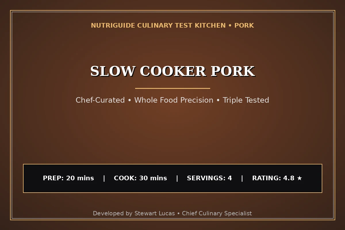 Slow Cooker Pork