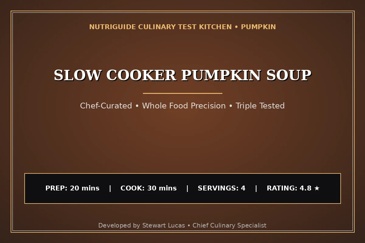 Slow Cooker Pumpkin Soup