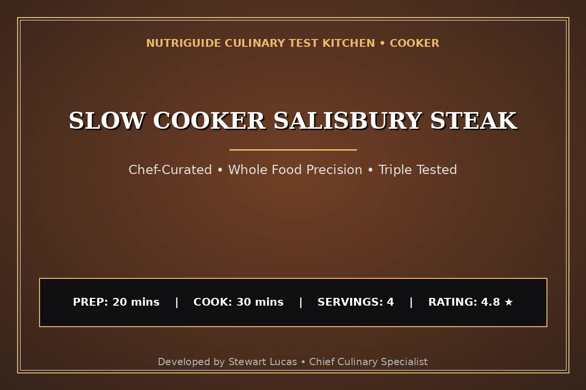 Slow Cooker Salisbury Steak