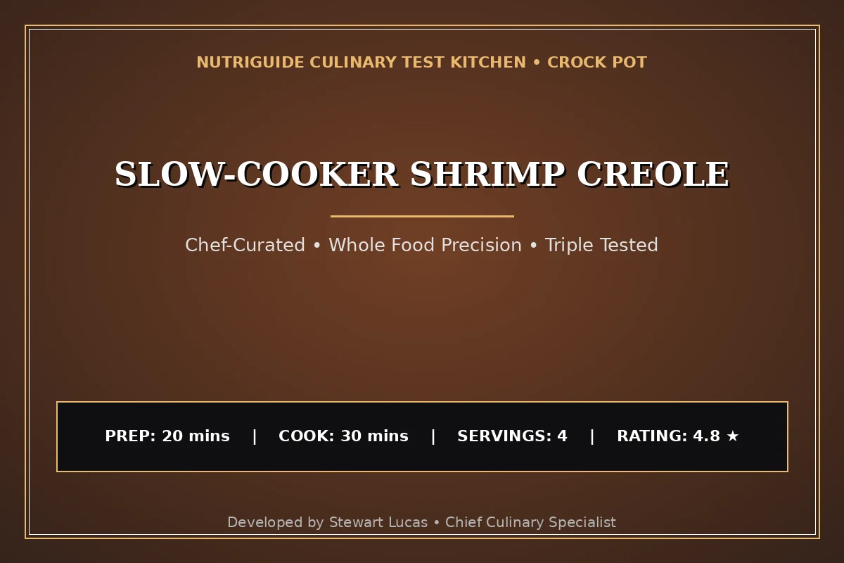 Slow-Cooker Shrimp Creole