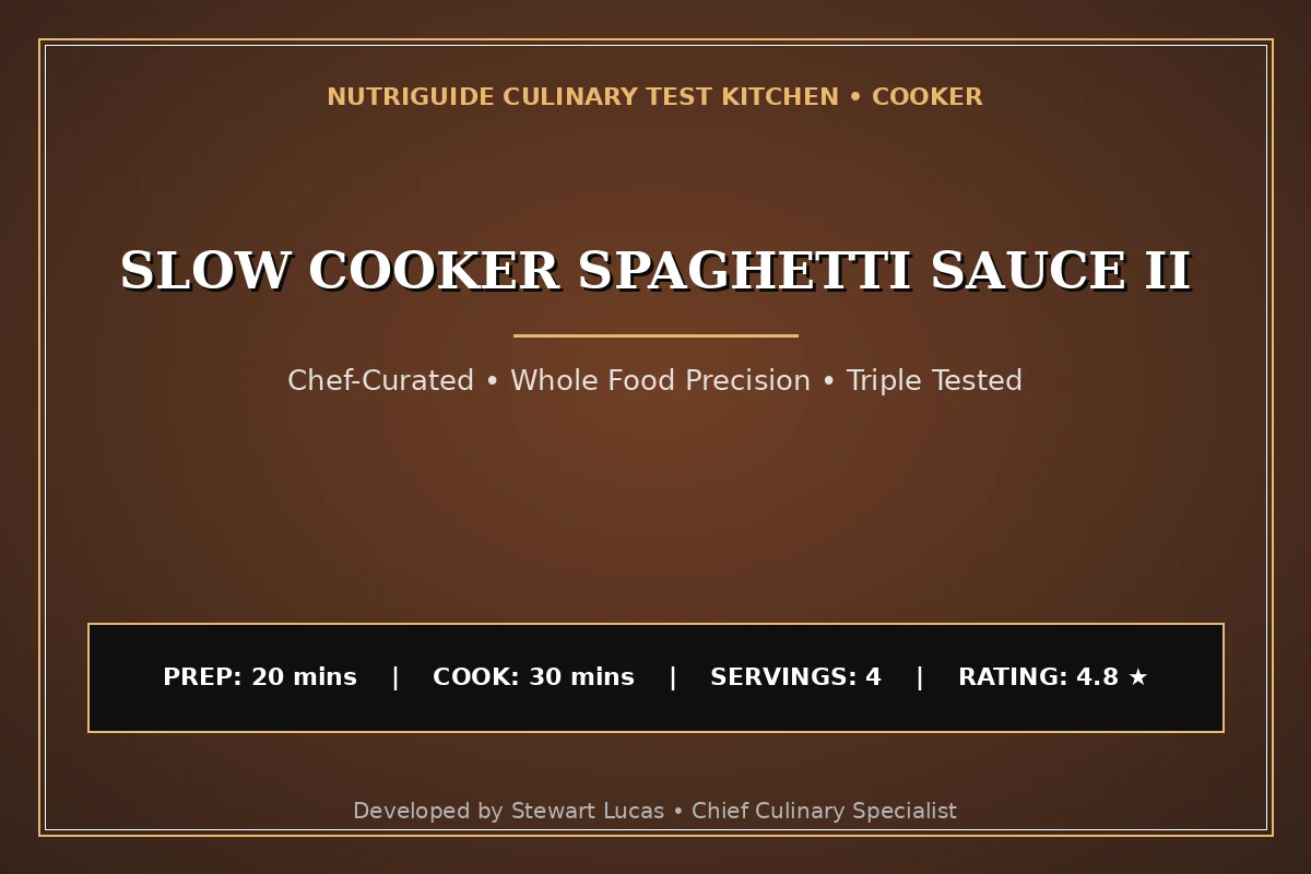 Slow Cooker Spaghetti Sauce Ii
