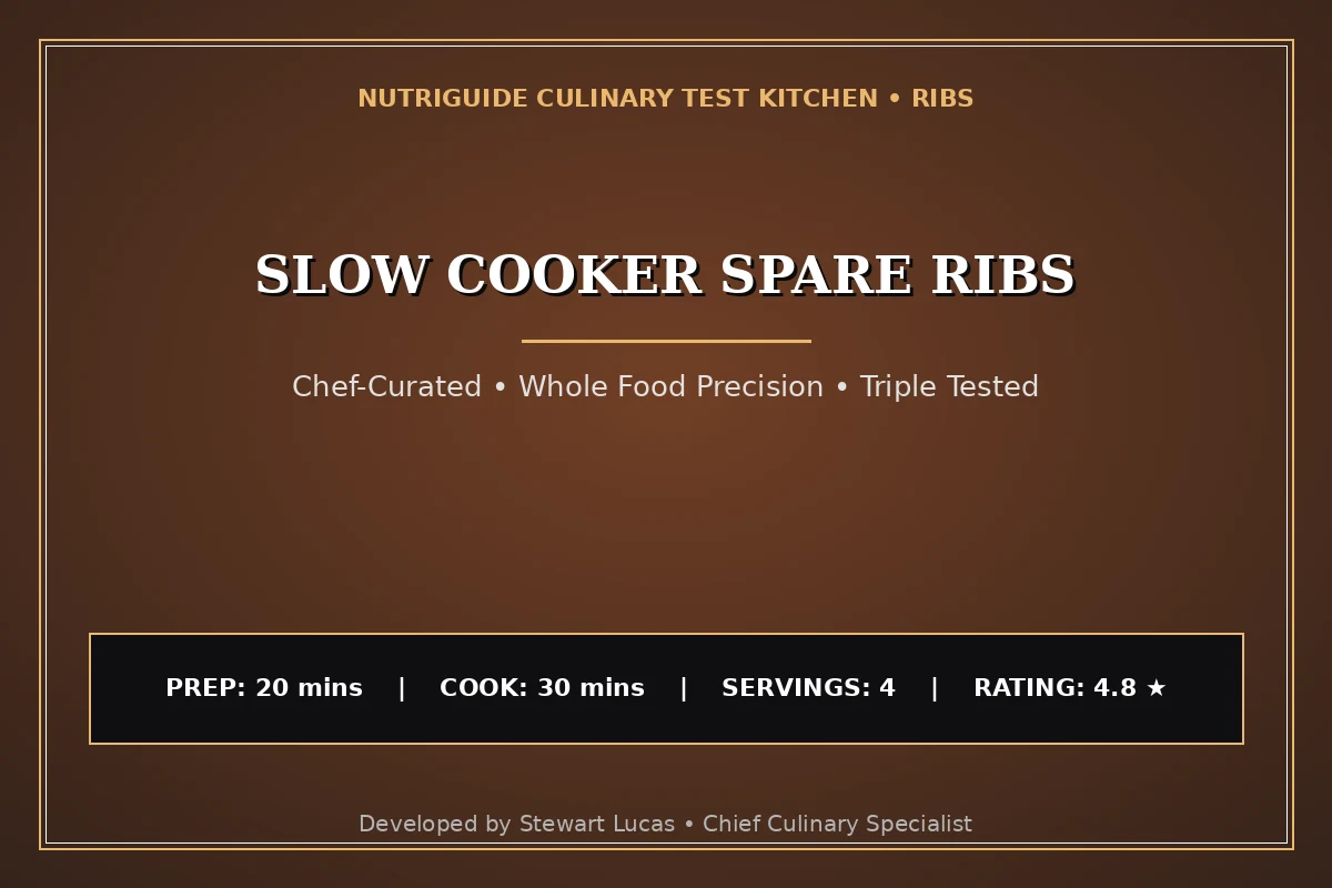 Slow Cooker Spare Ribs