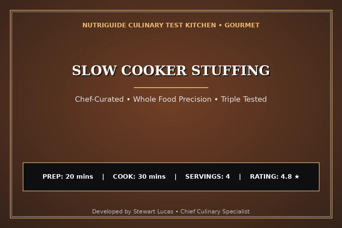 Slow Cooker Stuffing
