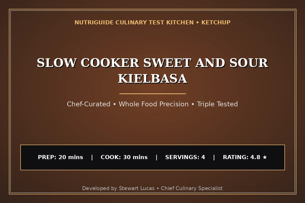 Slow Cooker Sweet And Sour Kielbasa
