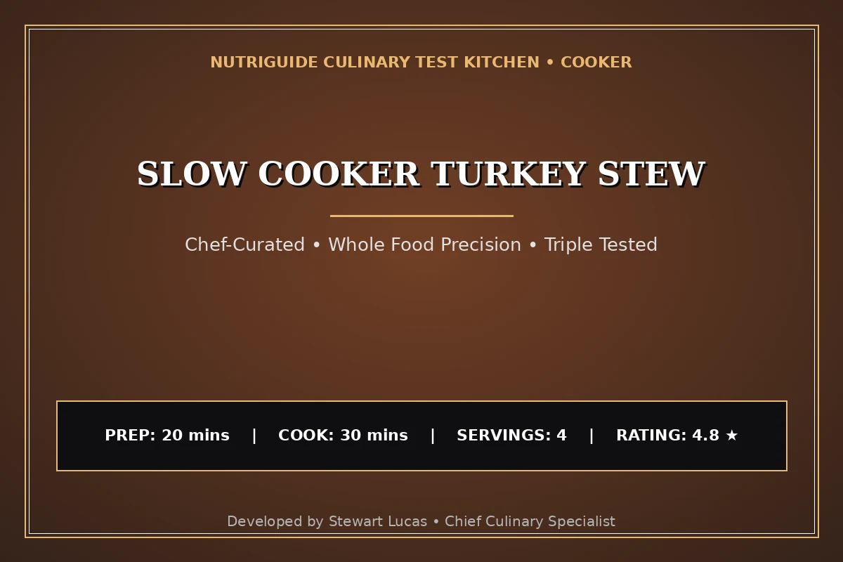 Slow Cooker Turkey Stew
