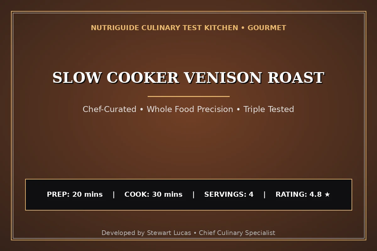 Slow Cooker Venison Roast