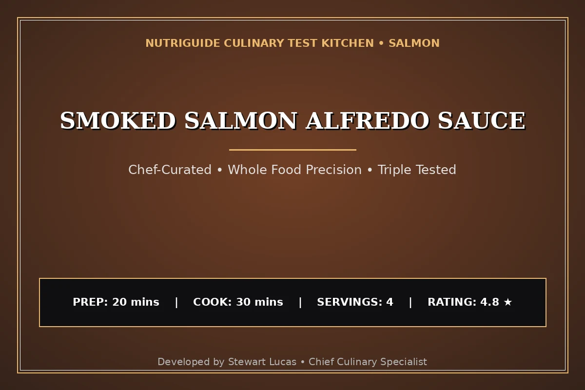 Smoked Salmon Alfredo Sauce