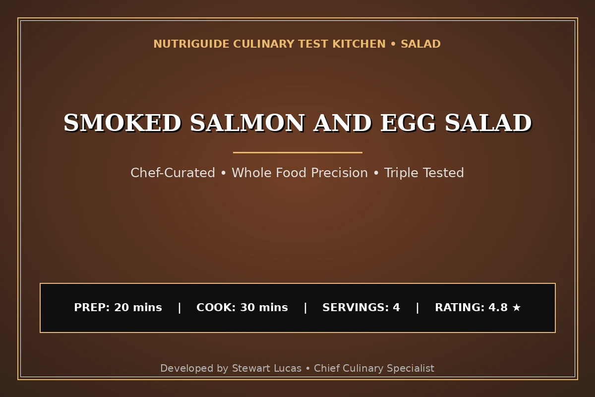 Smoked Salmon And Egg Salad