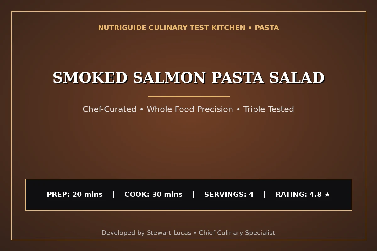 Smoked Salmon Pasta Salad