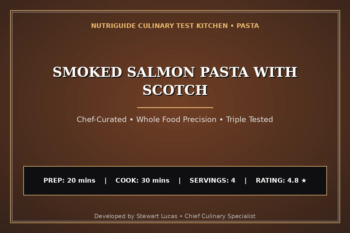 Smoked Salmon Pasta With Scotch