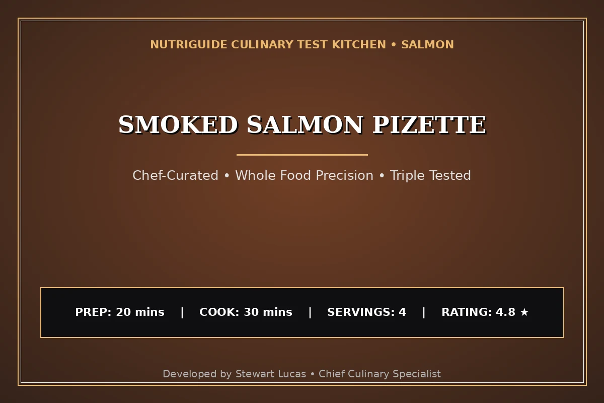 Smoked Salmon Pizette