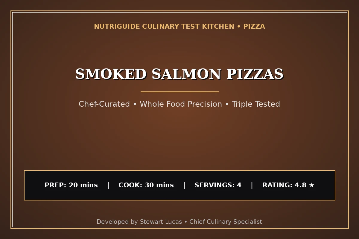 Smoked Salmon Pizzas