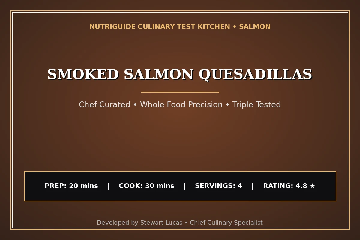 Smoked Salmon Quesadillas