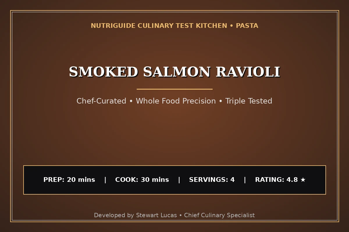 Smoked Salmon Ravioli