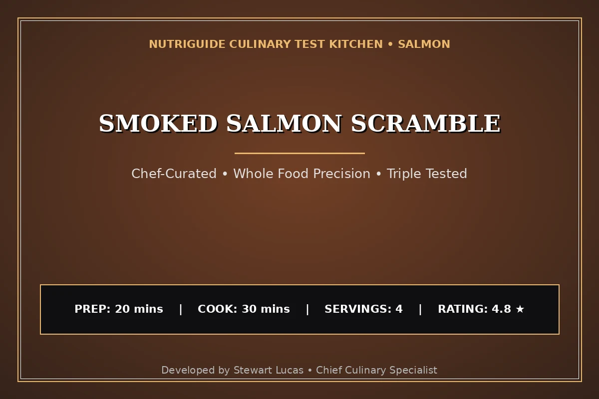 Smoked Salmon Scramble