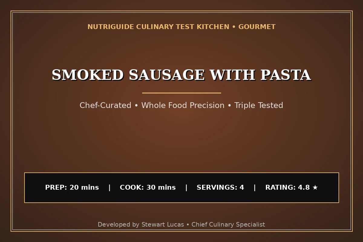 Smoked Sausage With Pasta