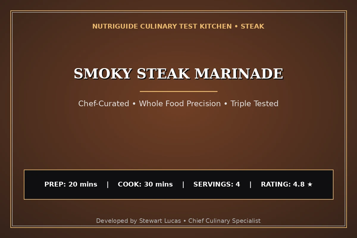 Smoky Steak Marinade