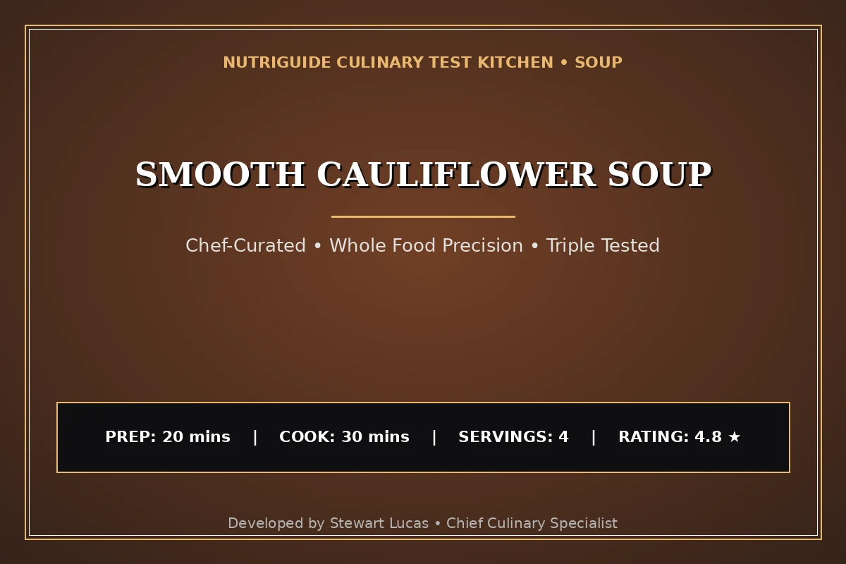 Smooth Cauliflower Soup