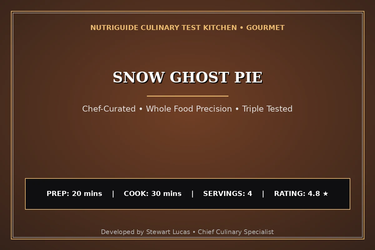 Snow Ghost Pie
