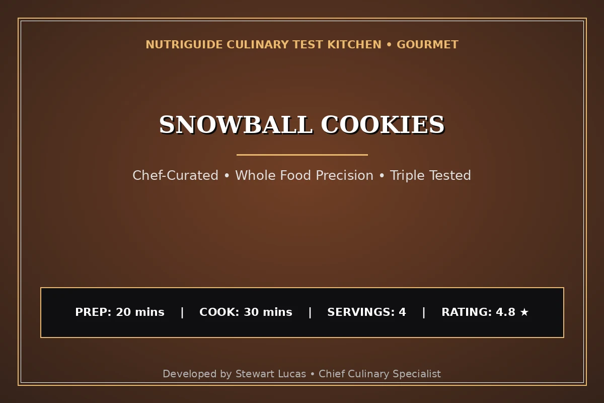 Snowball Cookies