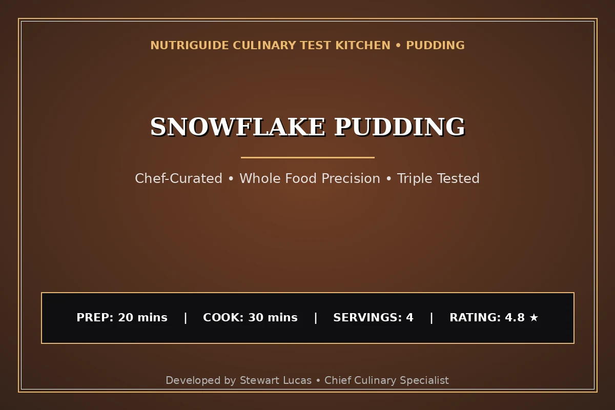 Snowflake Pudding