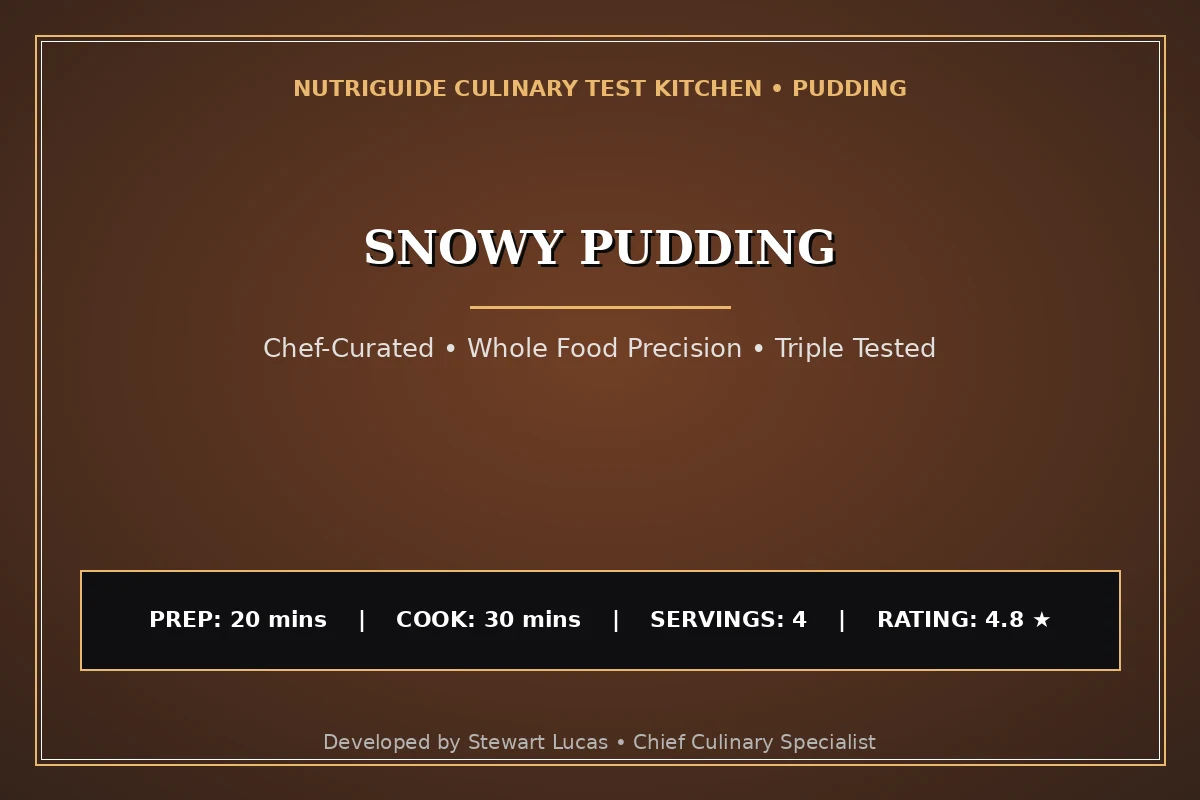 Snowy Pudding