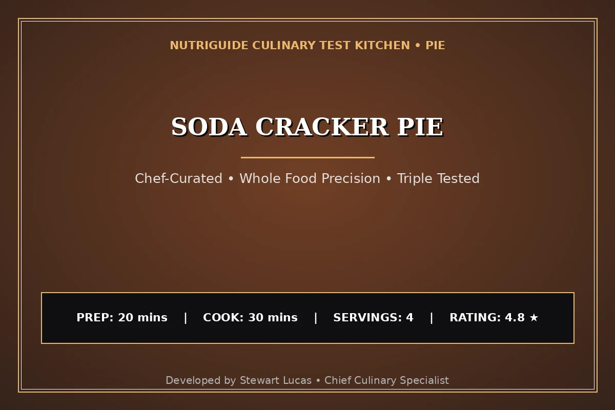 Soda Cracker Pie