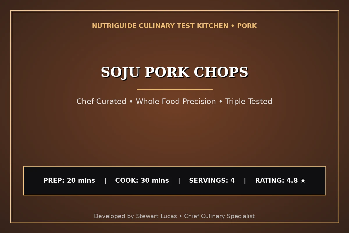 Soju Pork Chops