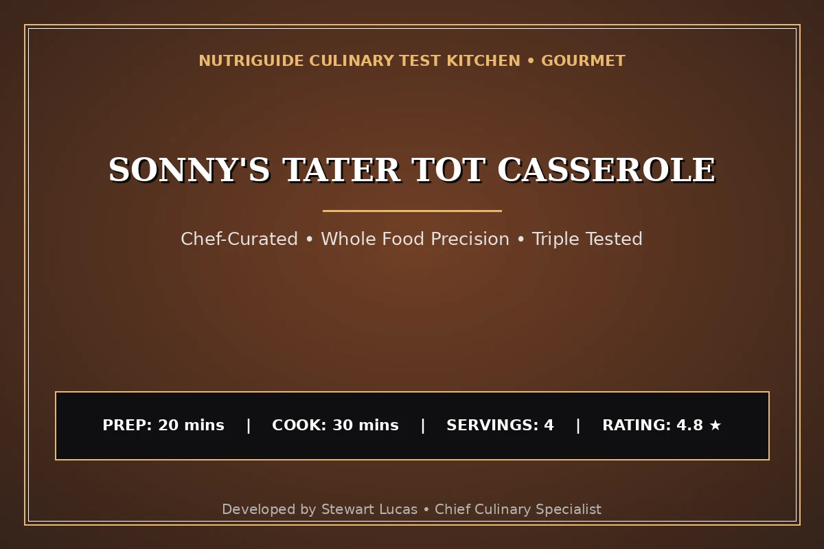 Sonny'S Tater Tot Casserole