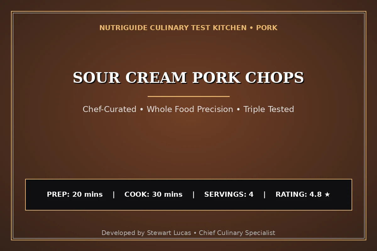 Sour Cream Pork Chops
