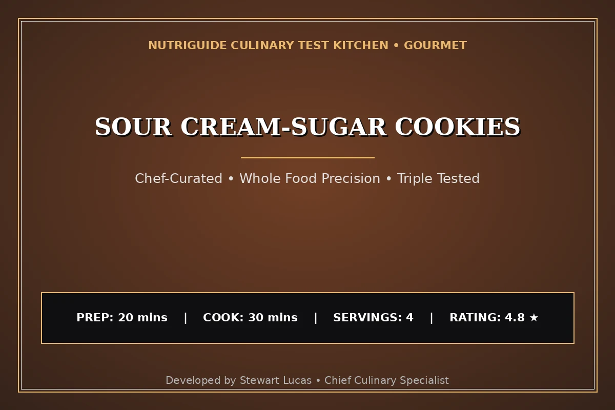Sour Cream-Sugar Cookies