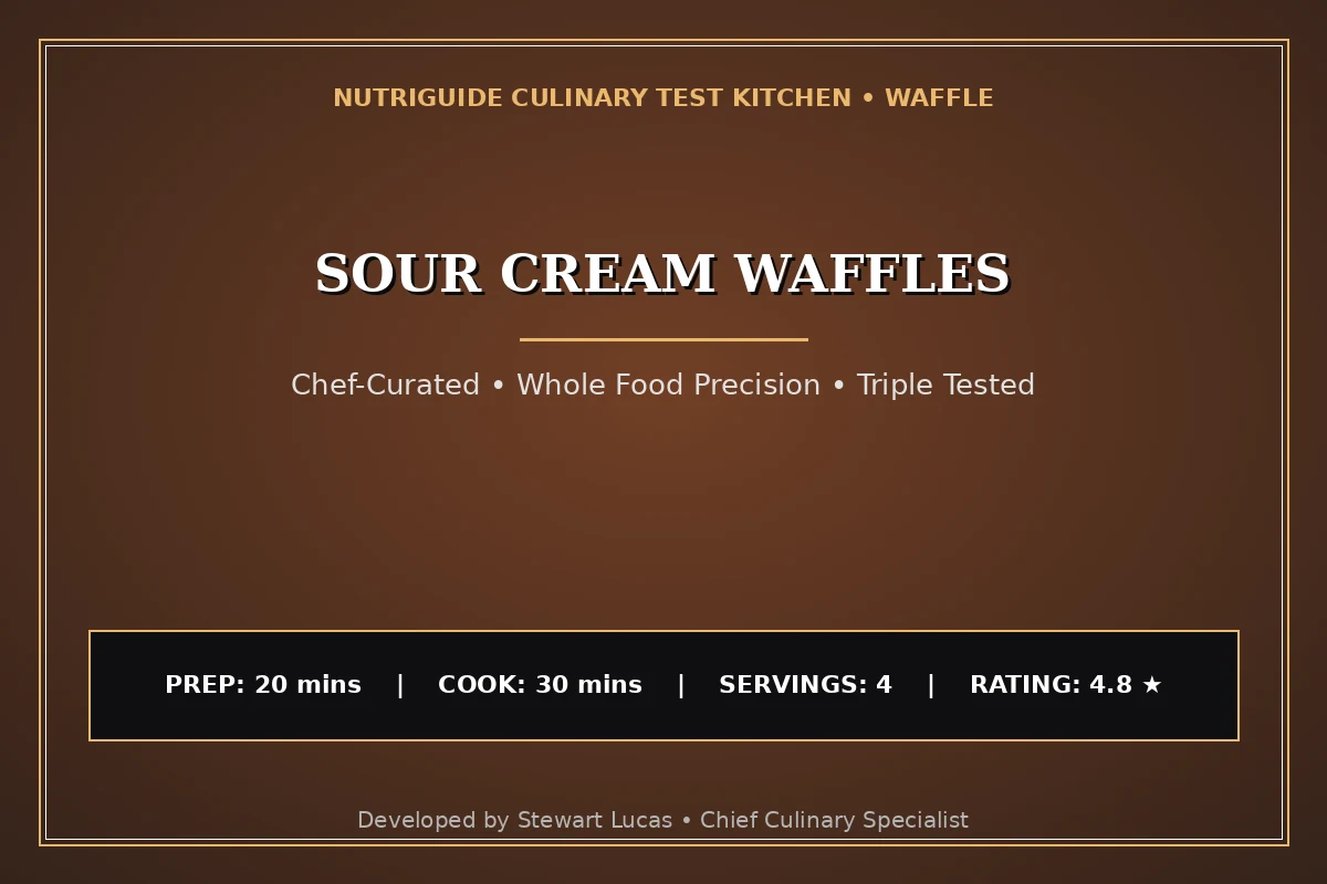 Sour Cream Waffles