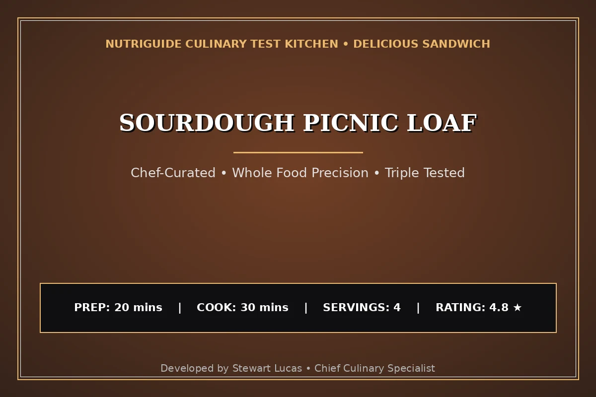 Sourdough Picnic Loaf