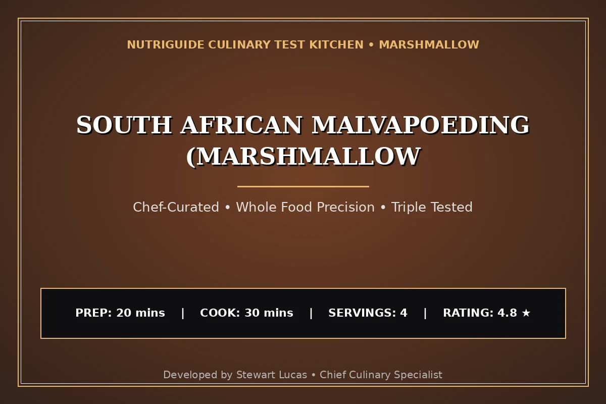 South African Malvapoeding (Marshmallow