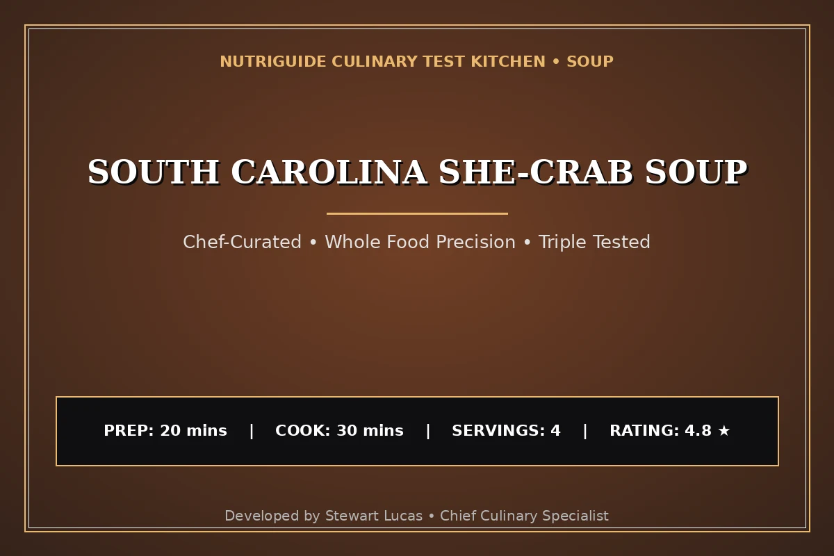 South Carolina She-Crab Soup
