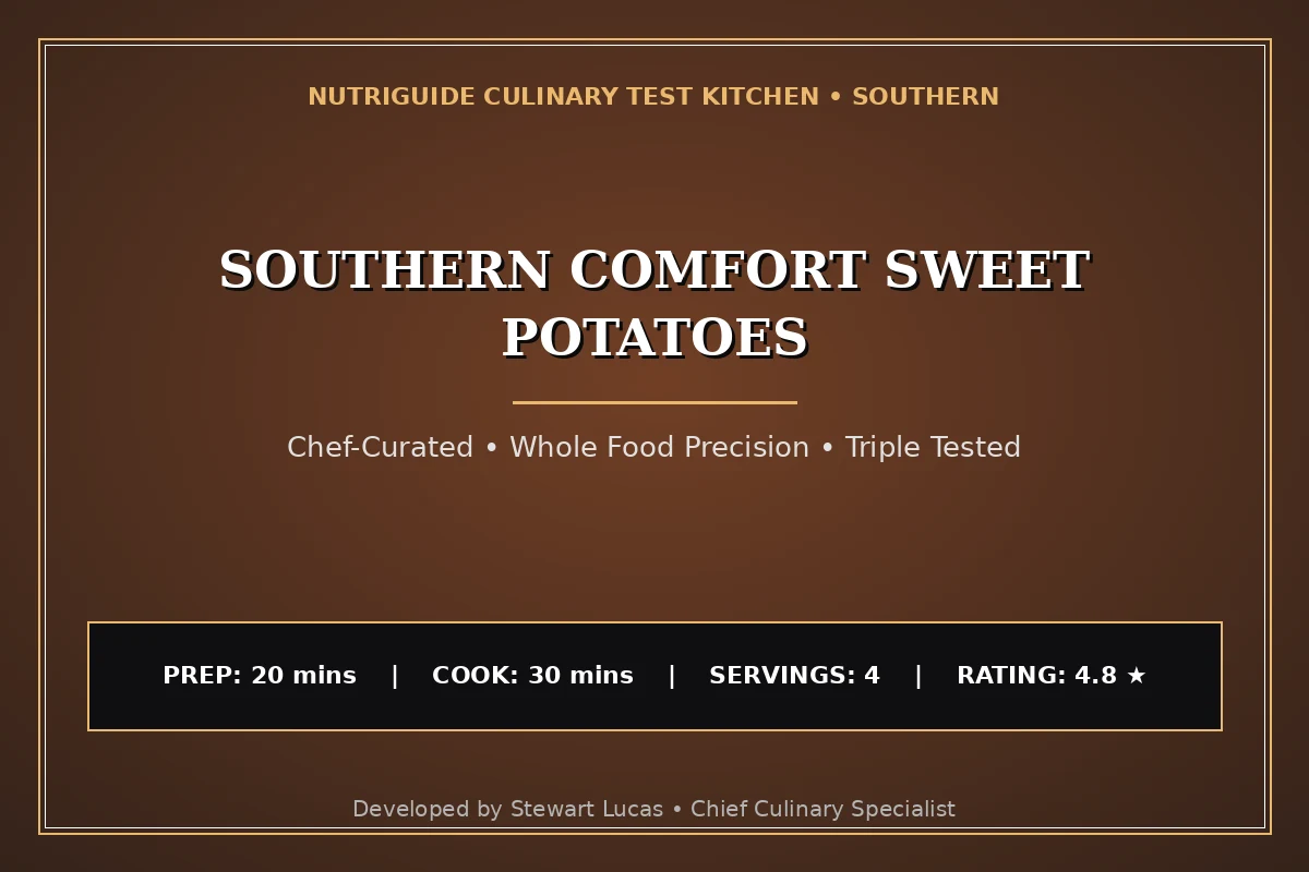 Southern Comfort Sweet Potatoes