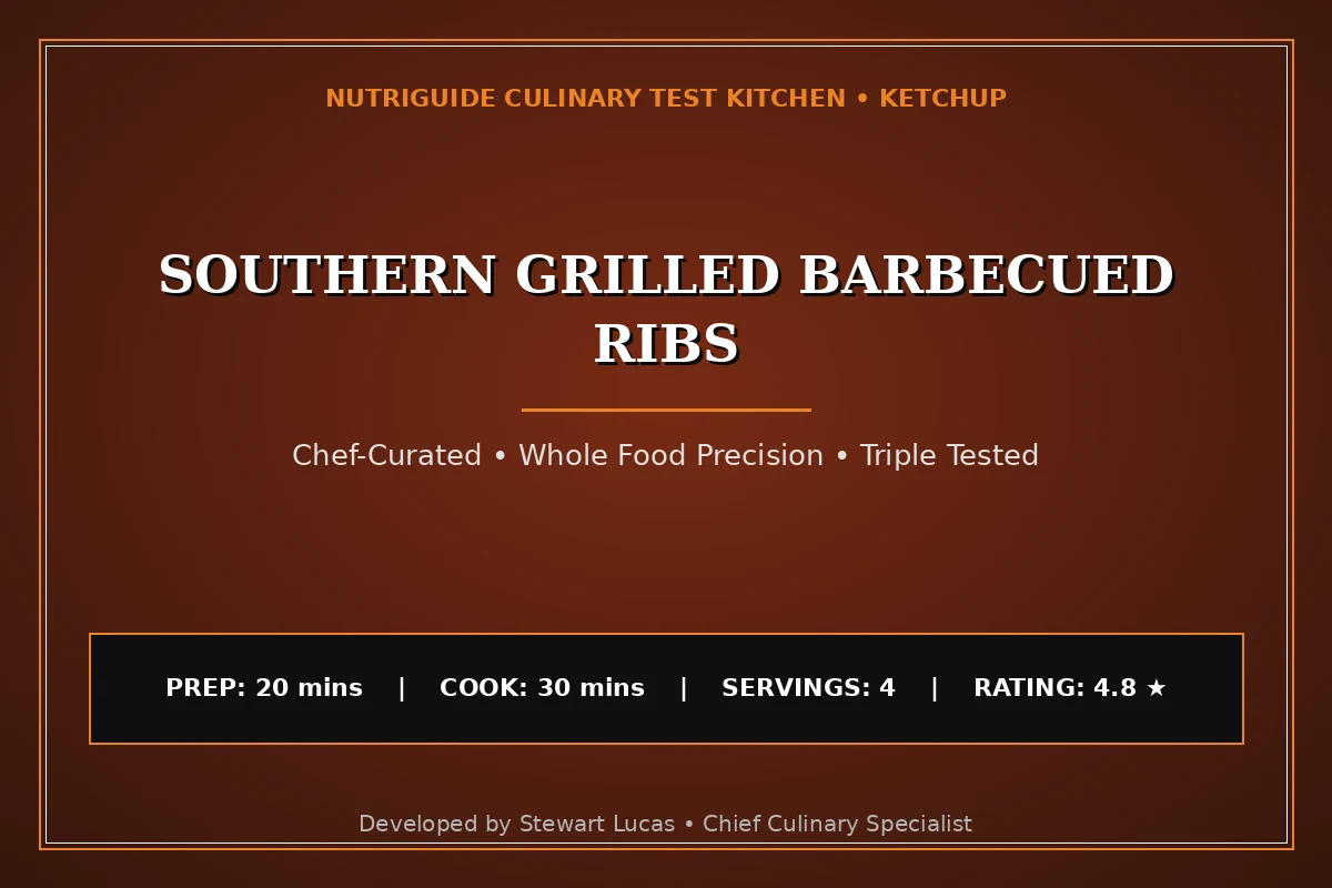 Southern Grilled Barbecued Ribs