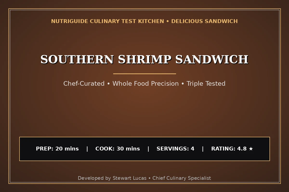 Southern Shrimp Sandwich